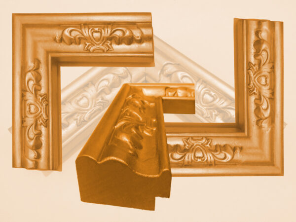 Khung gỗ gõ đỏ - hoa văn