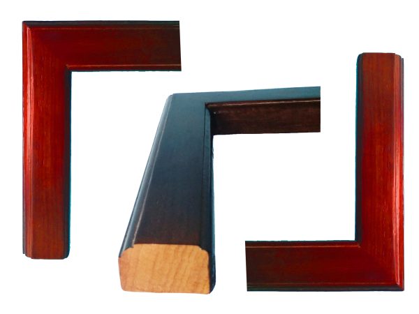 Khung tranh gỗ màu óc chó trẻ trung và đẹp