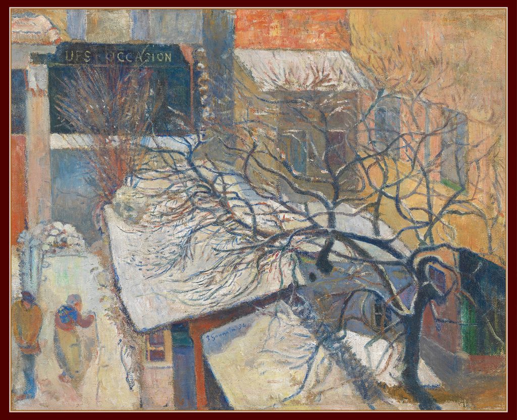 PARIS TRONG TUYẾT -1894 của Paul Gauguin (1848 - 1903), Paris, 1894