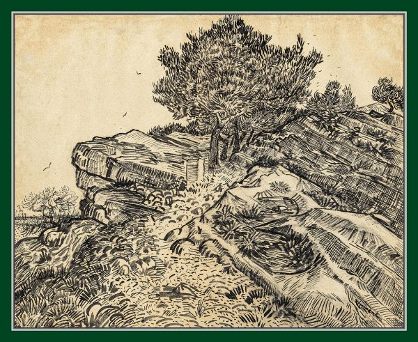 ĐÁ MONTMAJOUR VỚI CÂY THÔNG